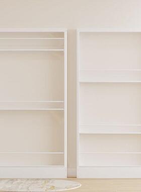 超薄钢款制书靠W02145架置物架落地墙窄后一体厨房壁挂收纳架门子