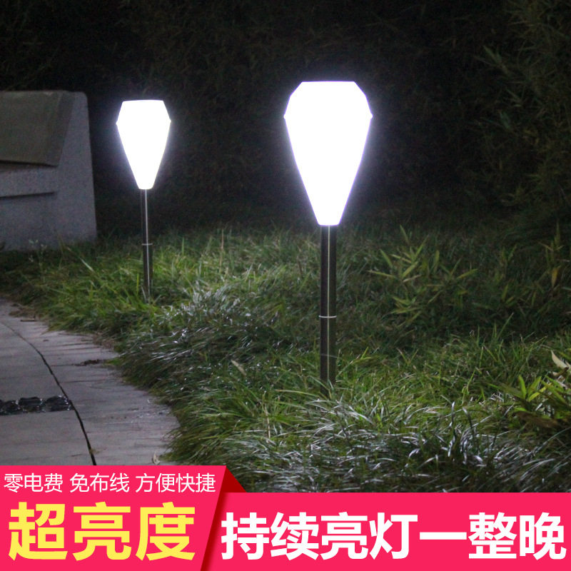 太阳能LED户外防水地插草坪灯