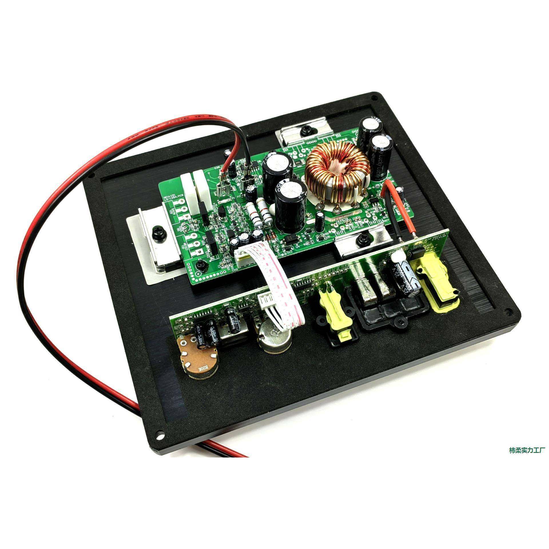 车之汽车震低音炮功放功板大474率有源车载音响放桥功接低音12V功