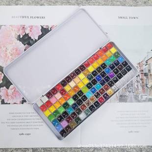 h水彩分装 术b艺916家级全色08色固体透1明管状水彩颜料分装