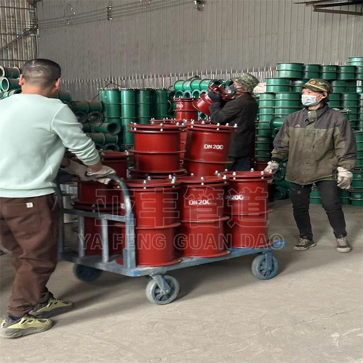 02404国标柔性02S404S防水套管A型型水排管道用穿墙套管大红色穿