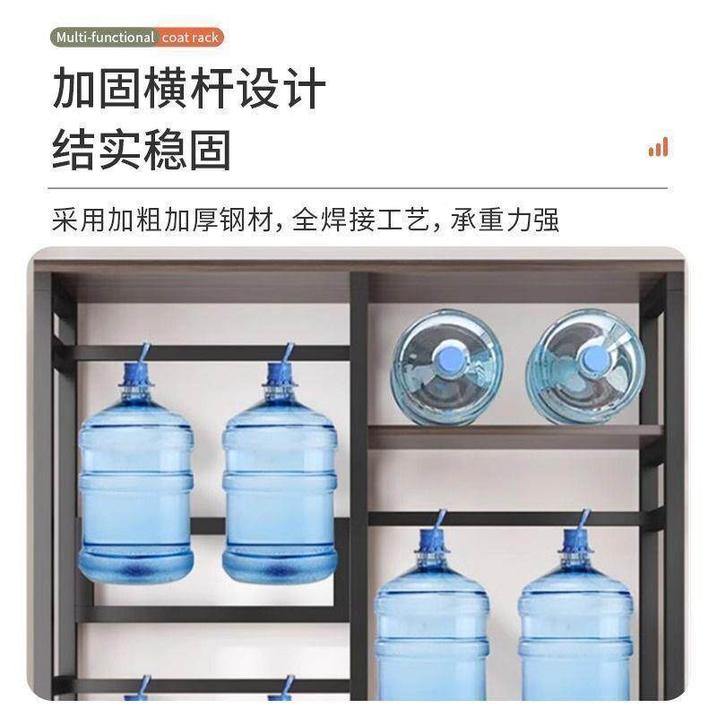 衣帽组TEZ用卧家室转角衣橱小户合型开放式金架属高颜值衣柜简易