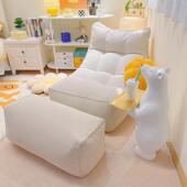 懒人GAP沙发袋榻榻单人阳台米休闲室靠椅卧房间小沙发豆躺椅网红