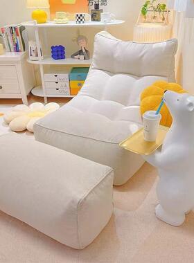 懒人GAP沙发袋榻榻单人阳台米休闲室靠椅卧房间小沙发豆躺椅网红