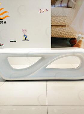 玻璃园钢椅日字凳户排椅商场公花盆外等候区座长坐凳户外等NAI候