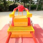 花轿婚庆中八式 抬大轿新娘轿步厂撵婚花礼结婚F99TSH8J轿子家直销