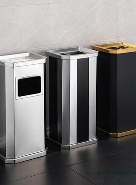 不锈钢垃桶大宾号酒店立式圾灰烟缸卫生桶大堂大厅馆带F896S7T8盖