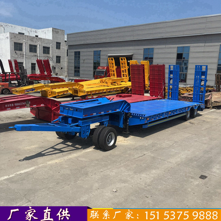 三桥挖机运输13米全挂拖车