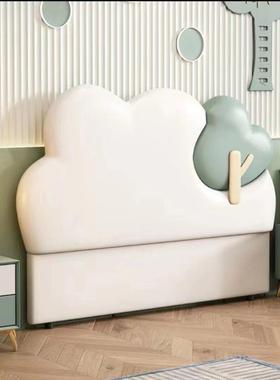 露娅儿童床男孩女孩1.2米青个性双EYO人15米简约软包公年主.皮西