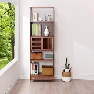 XKSG免安装书办房公室展架示书架落置物地开门柜子低高门书柜收纳