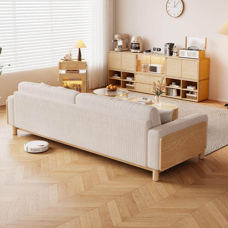 木简风实木云朵沙红发网小AAC户型客厅原高档组合布艺沙发约现代