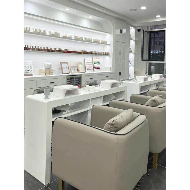 ?时简尚桌网红美RTH甲椅套装约韩式经济型美店桌甲子日式单双人美