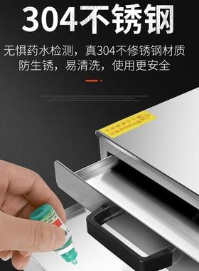 粉机家用小肠型箱3蒸04不44920锈钢蒸蒸盘拉肠粉工具家庭装抽屉式