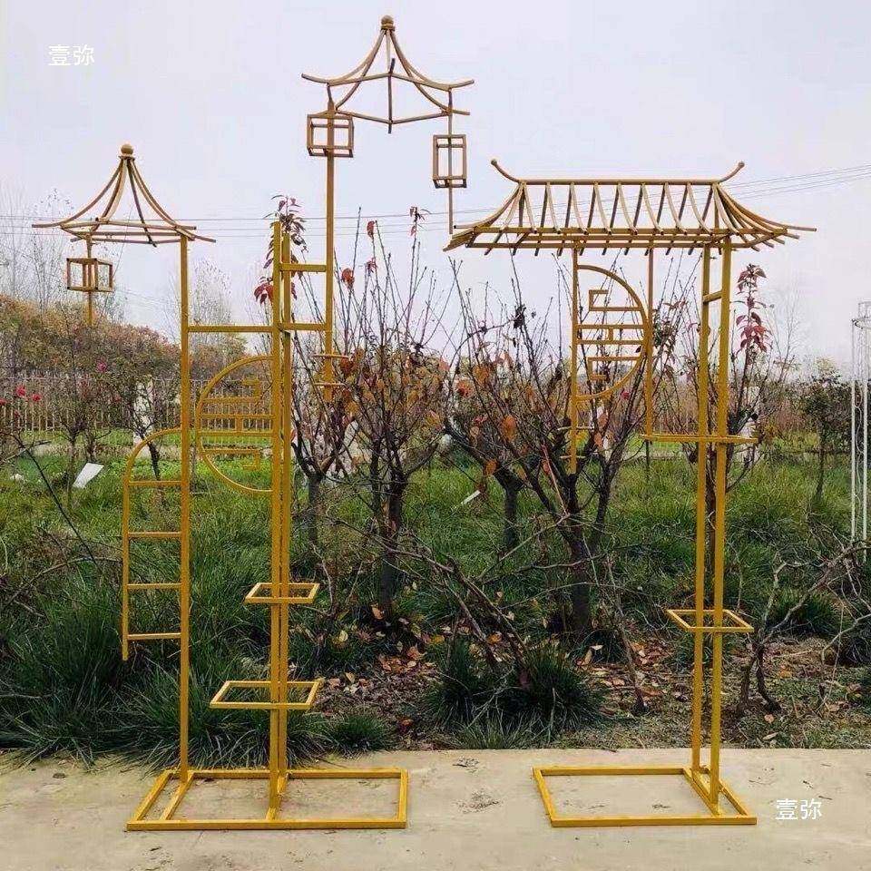 20thlolou+2婚5庆道具铁檐艺中式屋吊顶屋角六亭路引婚礼装饰摆件,节庆用品/礼品,陪嫁用品套装,淘宝优惠券,粉丝福利购,淘宝优惠卷