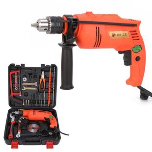 厂家直供全金铜线家多种功能冲击电动钻用组合套80096装 五轴连五