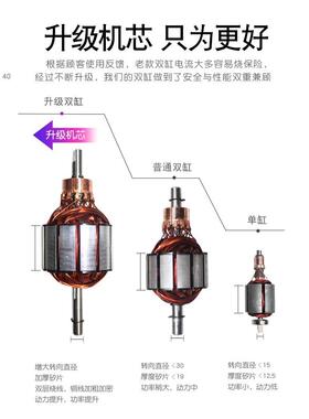 车充气泵双缸高压便携XTI数式轿车轮胎家车筒用打气泵电动汽车载