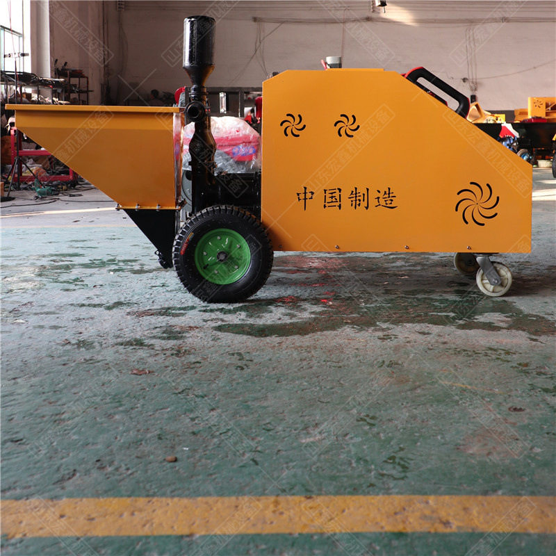双缸柱塞式喷涂机 11KW双速调控喷涂机石膏腻子墙面喷浆机