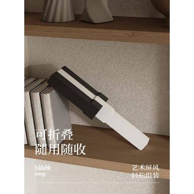 十八可折叠桌面移屏风动防纸飞沫办公桌板隔挡板设计师创意桌面屏