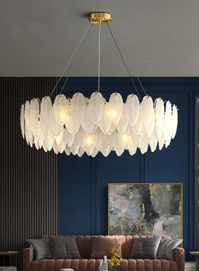 后现代轻奢吊灯全铜客厅约创意个餐厅简灯大气卧42420室灯书羽性