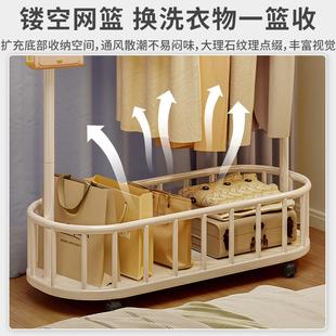 明峥家具厂衣架落地卧简室挂衣架奢子移动挂衣服置物架E301E25网