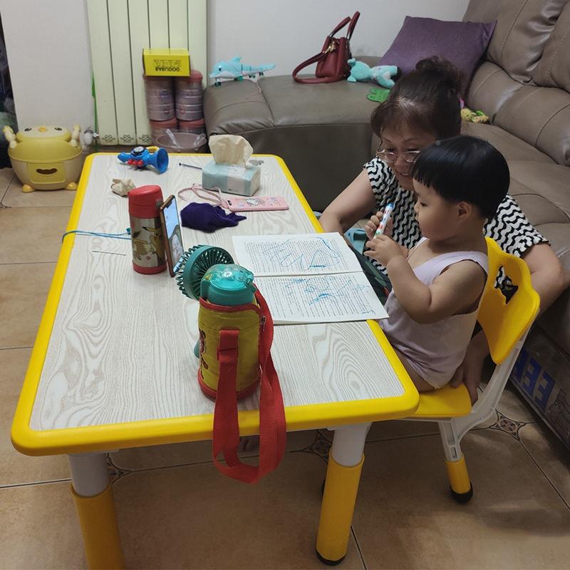 小宝哪吒幼儿园儿桌椅套装童习见详情宝学课桌可升降室内长方形家
