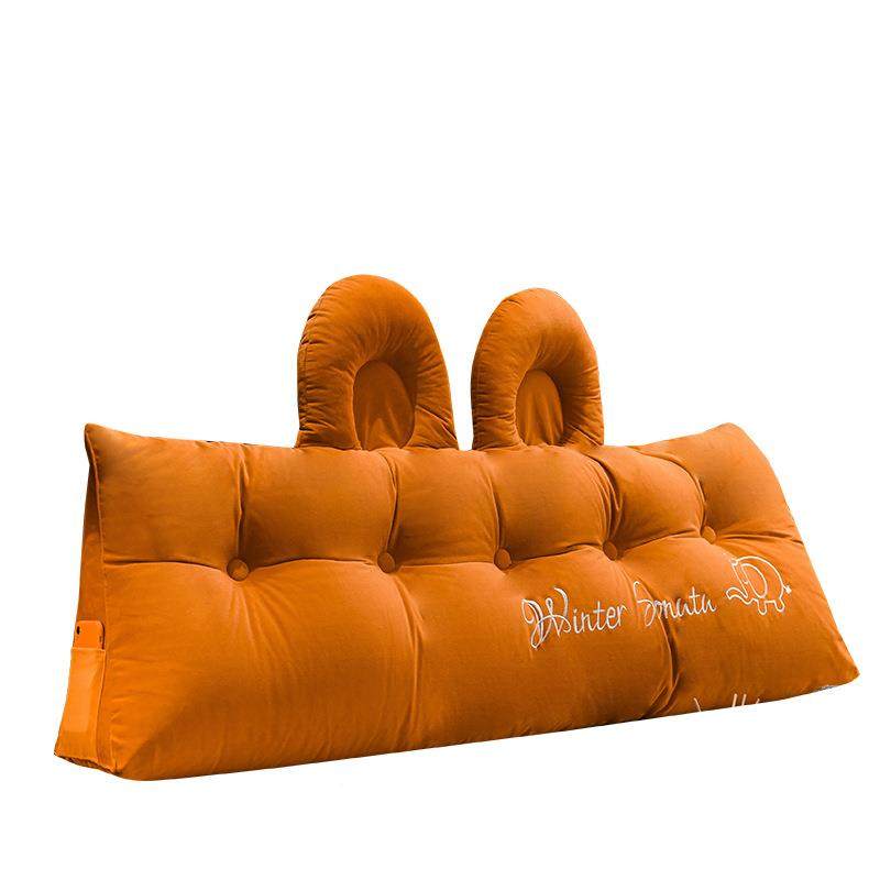 床垫可头爱宿舍双人长靠背枕可拆洗床上靠枕三靠F965JJJ8角护腰大