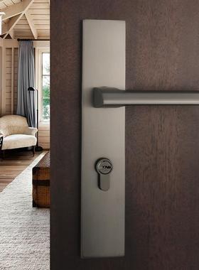 厂家美式动自锁代简87356约磁吸卧室房门锁室内木现门门锁防盗门