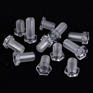 亚克力940PC螺透明六明角空心丝PC螺透空心M10外六角T型中空 包邮