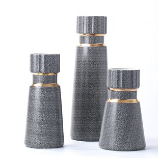 意式轻奢家居客厅电视柜陶瓷花瓶装饰品创意摆件台面花器组合摆设