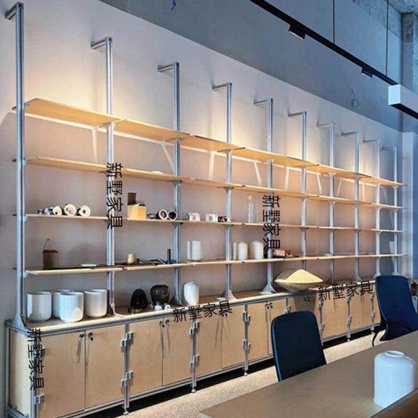 书柜桦木落地置物架家用客厅靠墙展示架收纳柜子储物柜陈列柜书架,住宅家具,家用陈列柜,淘宝优惠券,粉丝福利购,淘宝优惠卷