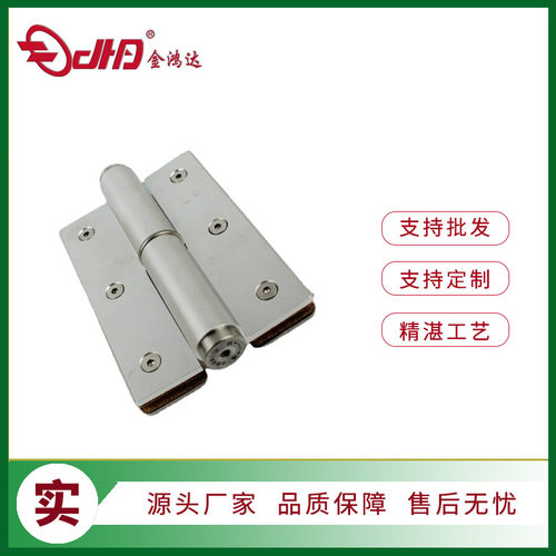 有框液压合页玻璃门定位铰链180度隐形缓冲闭门器铝材航空铝铰链