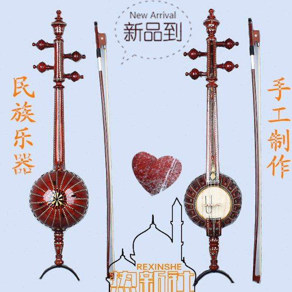 新疆乐器 维吾尔族  手工制作本土民族乐器 艾捷克 标准琴