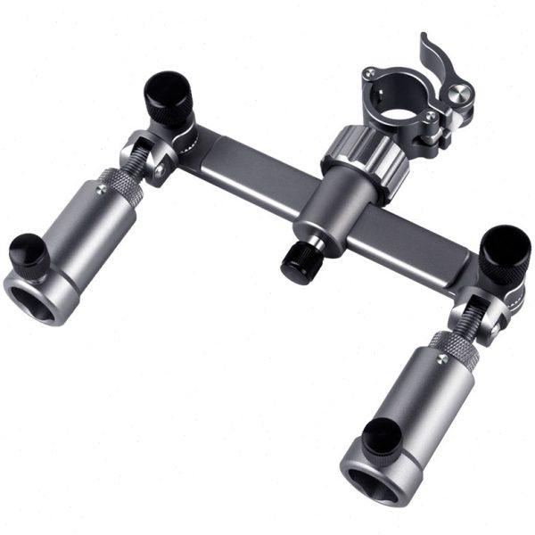 双炮台支架新款超轻航空铝万向调节架空钩款钓杆钓箱钓椅双炮台座,户外/登山/野营/旅行用品,钓箱,淘宝优惠券,粉丝福利购,淘宝优惠卷