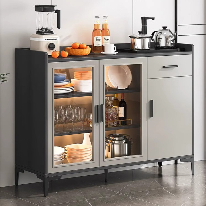 餐边柜现代简约轻奢靠墙大容量收纳储物柜餐厅酒柜办公室茶水柜子