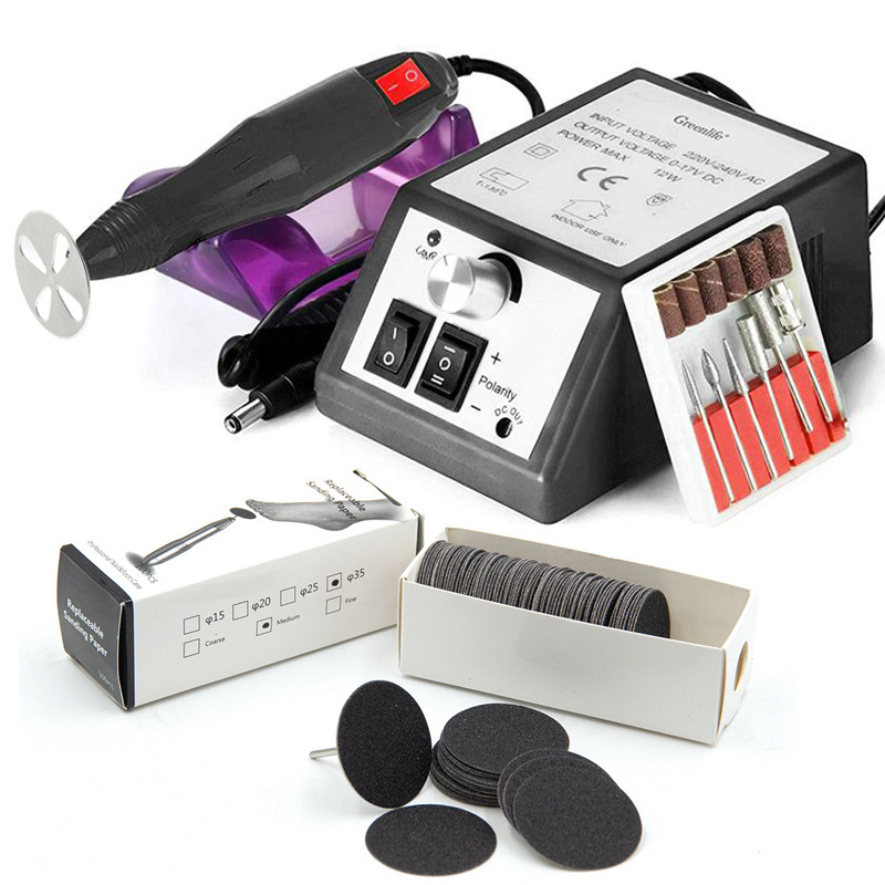 美甲打磨套装 指甲修整打磨片足底死皮硬茧打磨工具指甲磨脚磨片