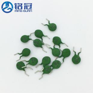 现货销售NTC热敏电阻20D 5直径5MM20R耐高温绿色硅树脂P5MM