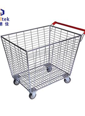MT-LRC012仓库理货车大型金属拣货车方形金属手推车
