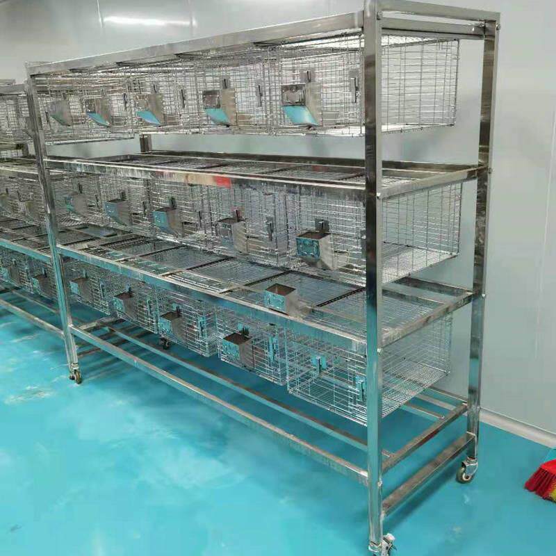 兔笼架子加粗加密热镀锌丝免清粪阶梯式自动兔用草架放草的架子