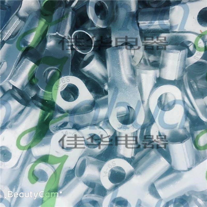 RNB14-6圆形裸端头冷压接线端子圆形铜鼻子1.4厚