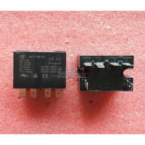 原装宏发HF继电器JQX-116F-2-220AL-2HS6脚20A220VAC