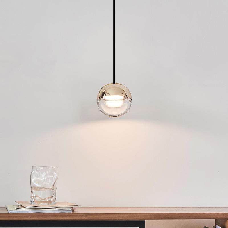 后现代卧室床头吊灯楼梯餐厅吧台灯具简欧装饰设计师创意单头吊灯