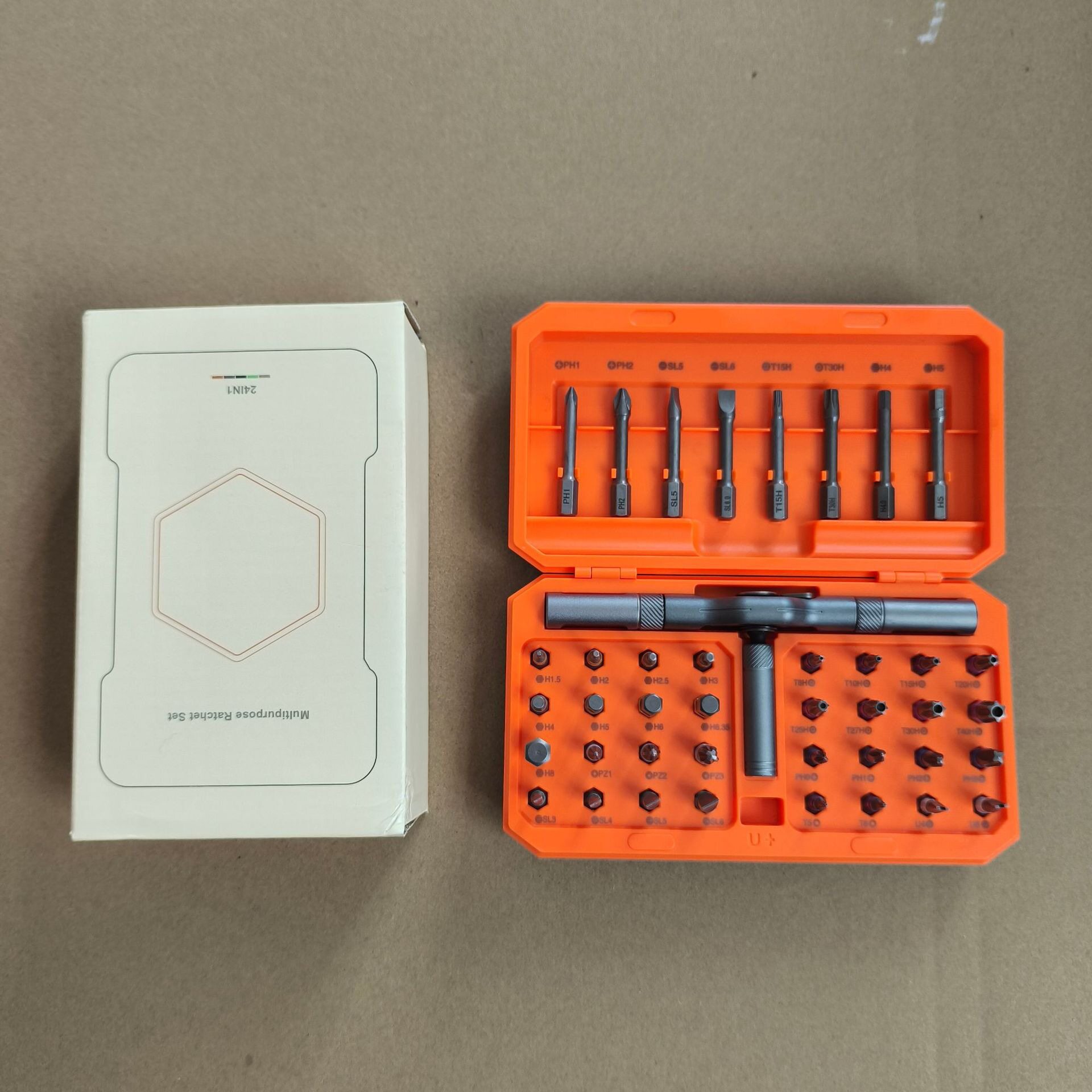 出口装便携式棘轮螺丝刀家用多功能套装多用途高硬度42合一螺丝批