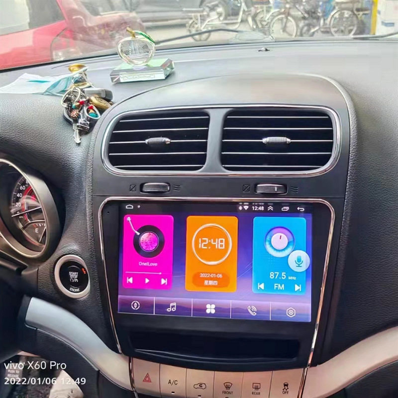 适用于菲亚特菲跃酷威安卓智能导航一体机原车风格八核带Carplay