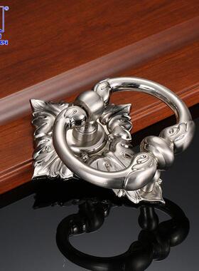 欧式复古印花敲门器烂铜拉丝敲门器敲门器3196