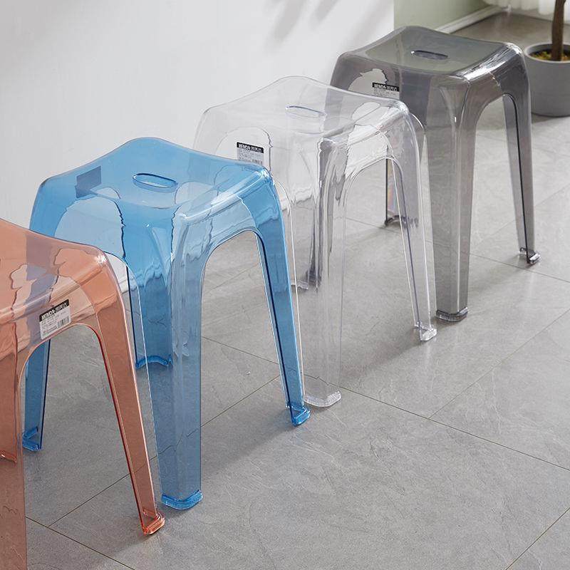 透明加厚成人家用塑料凳子客厅简约餐桌高凳经济型圆凳椅子厂,纺织面料/辅料/配套,纺织机械配件,淘宝优惠券,粉丝福利购,淘宝优惠卷