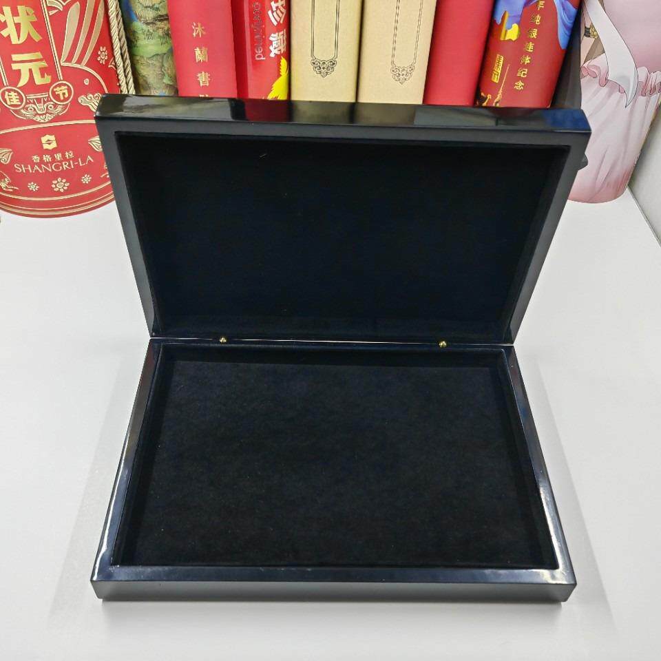 喷漆木盒加工亮光漆木盒亚光漆木盒烤漆木盒钢琴漆木盒雕刻涂金银