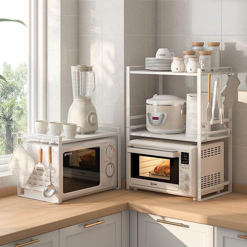 厨房微波炉架子日式台面白色小尺寸收纳架双层迷你小型烤箱置物架,畜牧/养殖物资,畜牧/养殖器械,淘宝优惠券,粉丝福利购,淘宝优惠卷