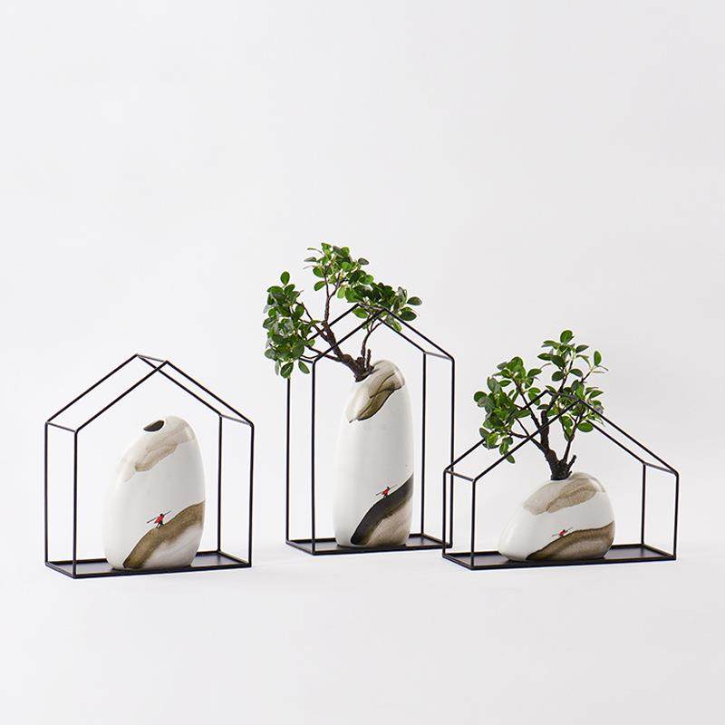 新中式创意陶瓷花瓶摆件样板房客厅玄关插花软装家具装饰花瓶摆设,纺织面料/辅料/配套,纺织机械配件,淘宝优惠券,粉丝福利购,淘宝优惠卷