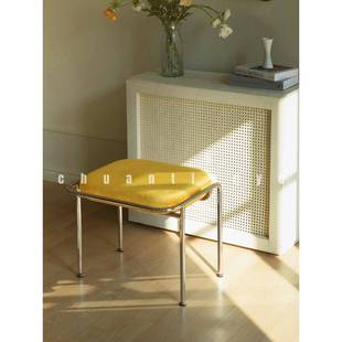 川田野北欧家用网红化妆凳轻奢卧室梳妆台软包凳子简约设计师椅子