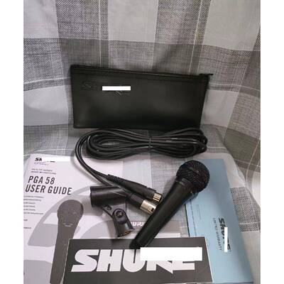 PGA58动圈有线演出话筒舞台演出主持网络K歌直播金属有线麦克风